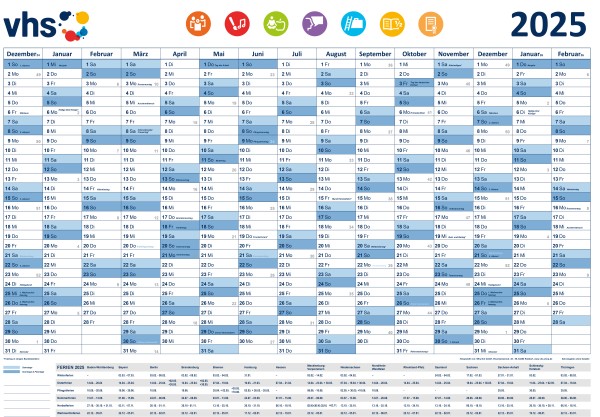 Wandkalender 70x100 cm