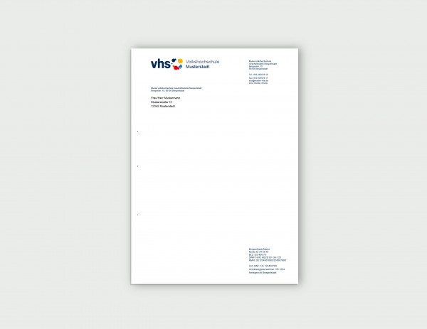 Briefbogen DIN A 4