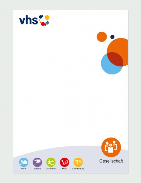 Plakat DIN A4 "Gesellschaft" - 10er Pack